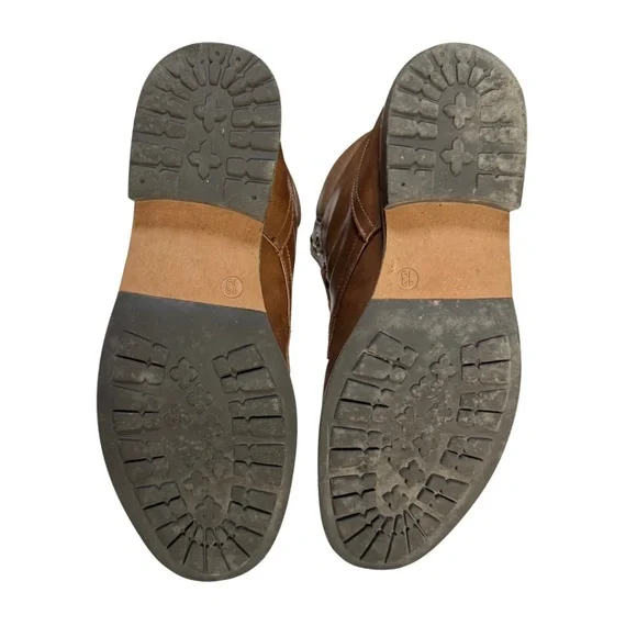 Men’s Brown Combat Style Boots – Size 13 - Picture 4 of 5